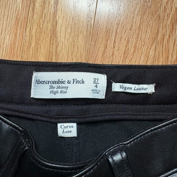 Curve Love Vegan Leather Skinny Pant - Picture 3 of 3